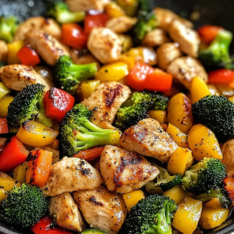 Healthy Chicken and Vegetables Skillet