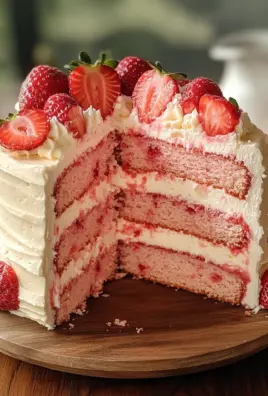 Homemade Strawberry Cake