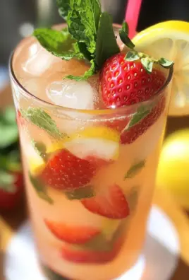 Homemade Strawberry Lemonade