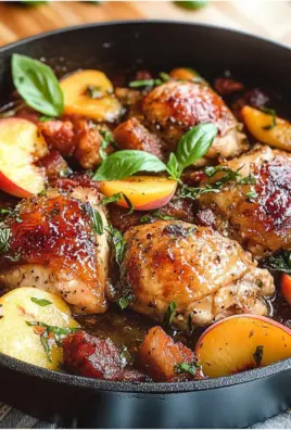 Honey Butter Peach Chicken