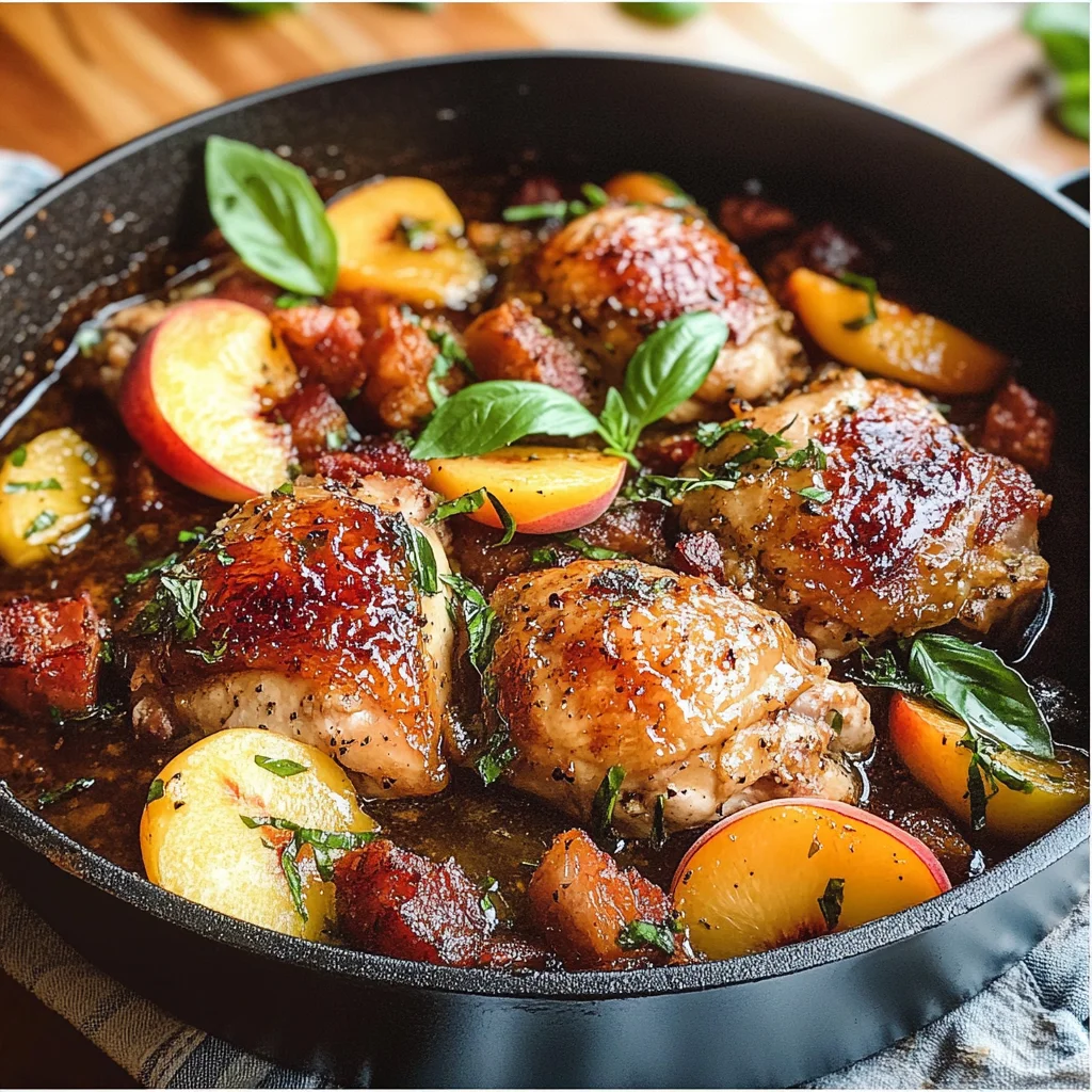 Honey Butter Peach Chicken