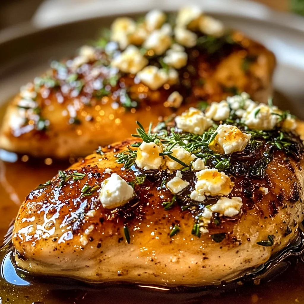 Hot Honey Infused Feta Chicken