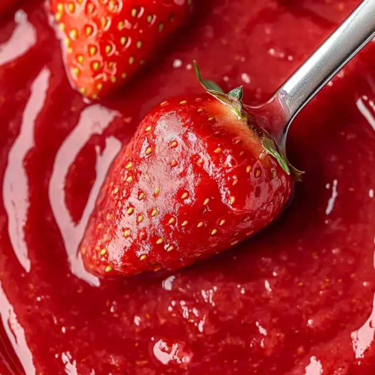 How to Make Strawberry Puree