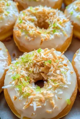 Key Lime Coconut Donuts
