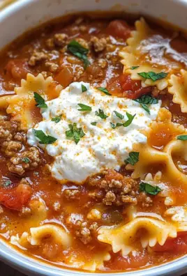 Lasagna Soup