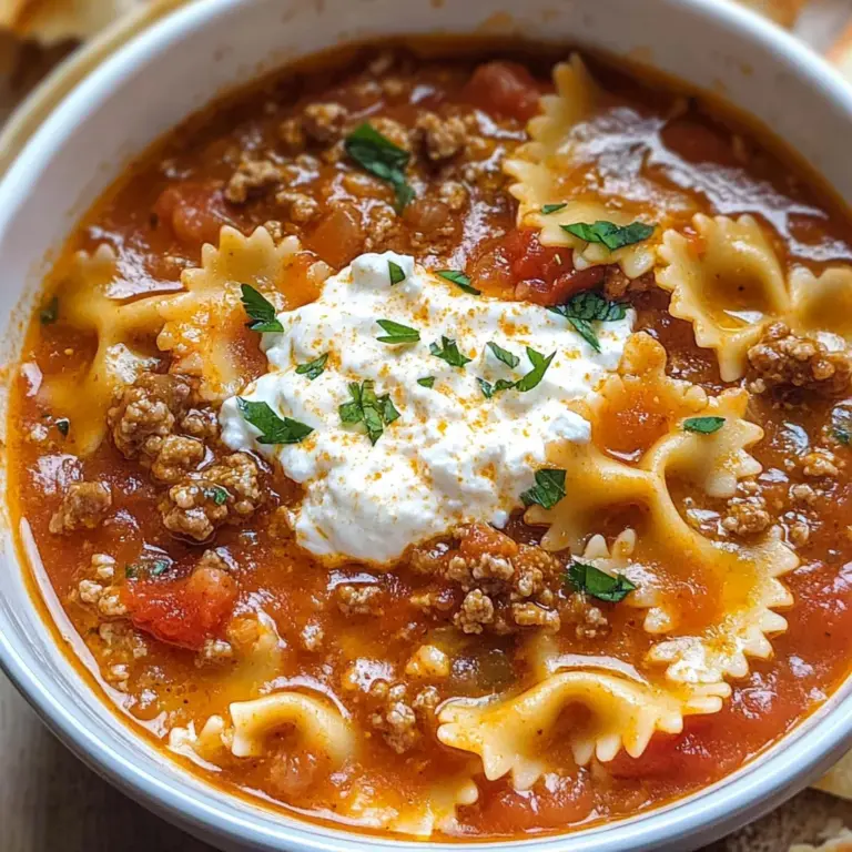 Lasagna Soup