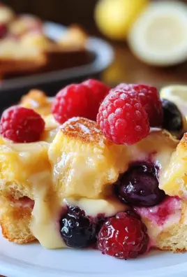 Lemon Berry Bread Pudding