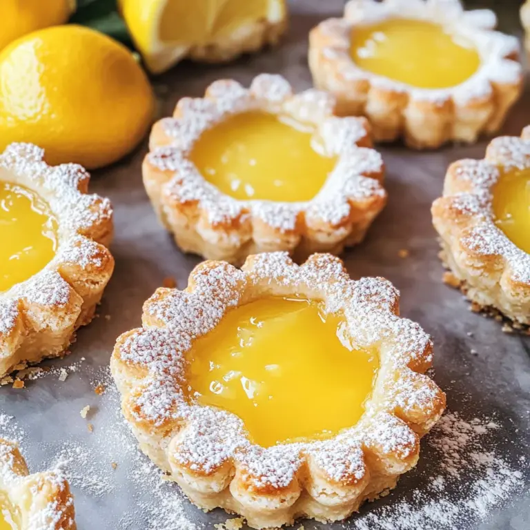 Lemon Curd Tartlets