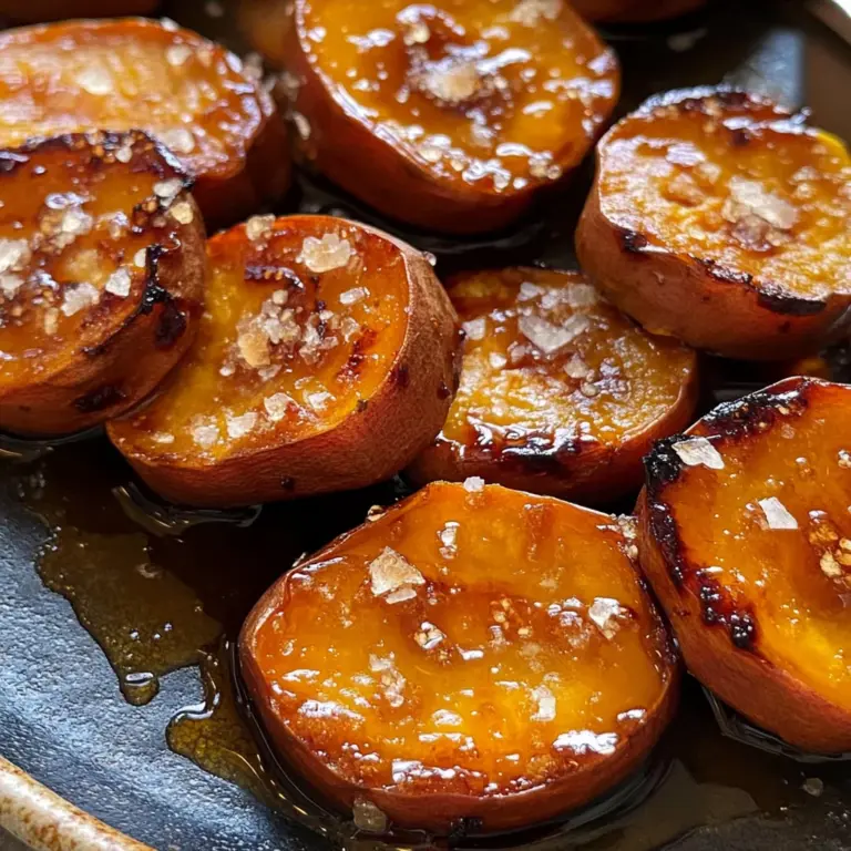 Miso Glazed Melting Sweet Potatoes