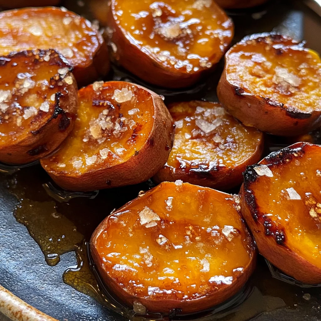 Miso Glazed Melting Sweet Potatoes