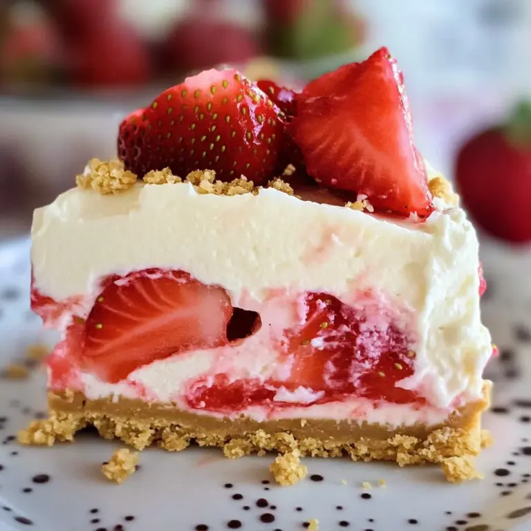 No-Bake Strawberry Delight