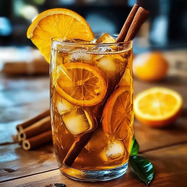 Orange Cinnamon Iced Tea