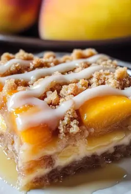 Peach Pie Crumble Bars