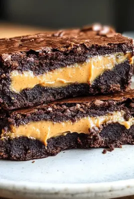Peanut Butter Stuffed Brownies