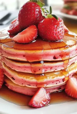 Perfect Breakfast Strawberry Pancakes - Alrightwithme