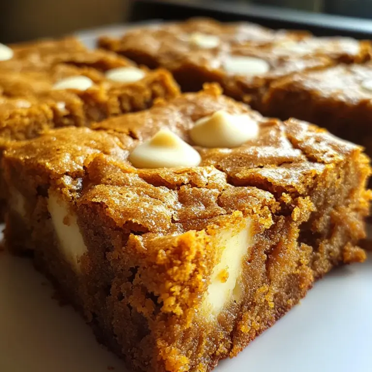 Perfect Pumpkin Blondies: 3 Secrets for Irresistible Fall Treats