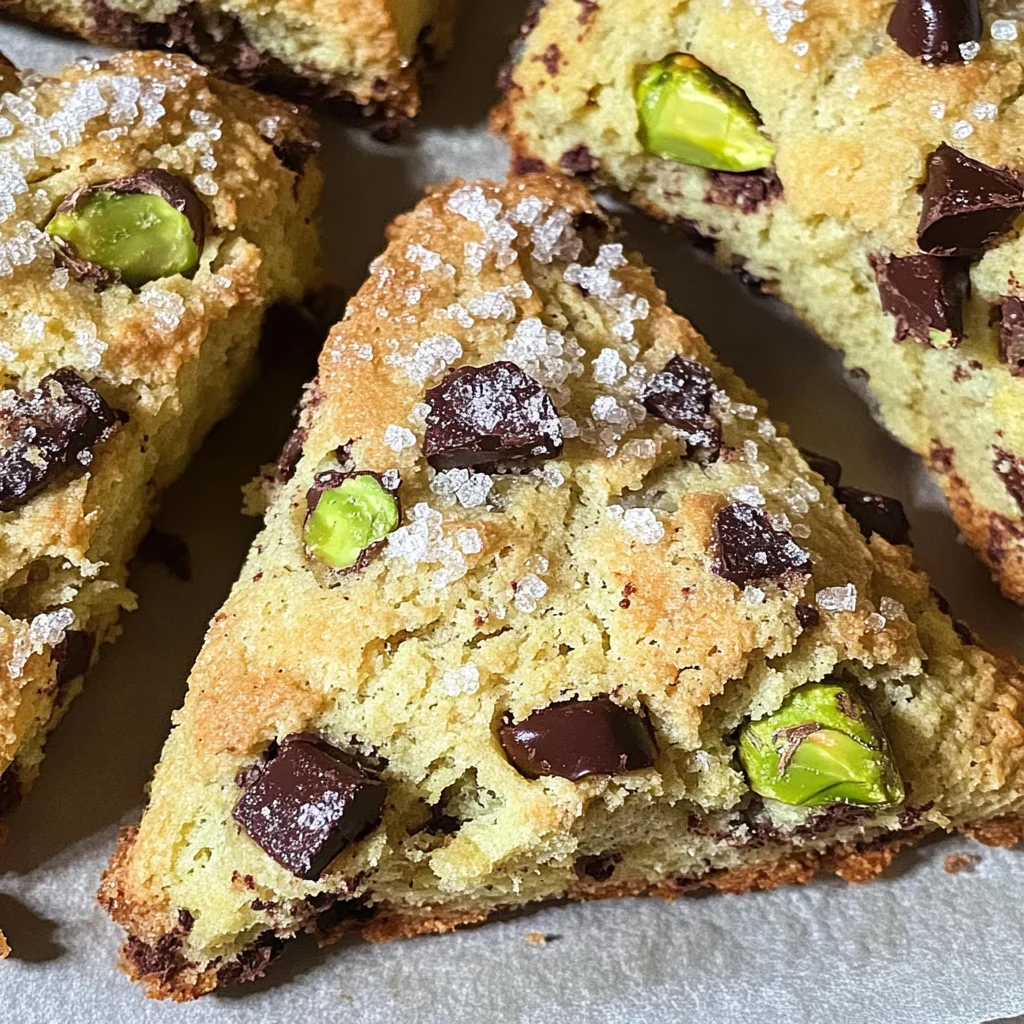 Pistachio Pudding Mix Scones