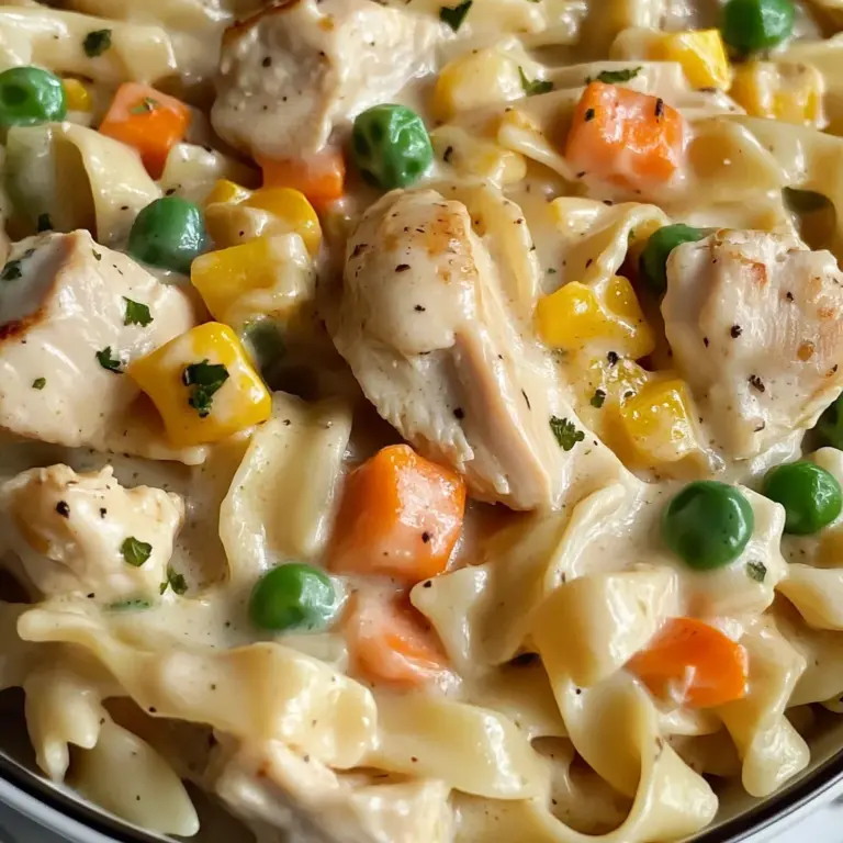 Quick Chicken Pot Pie Pasta