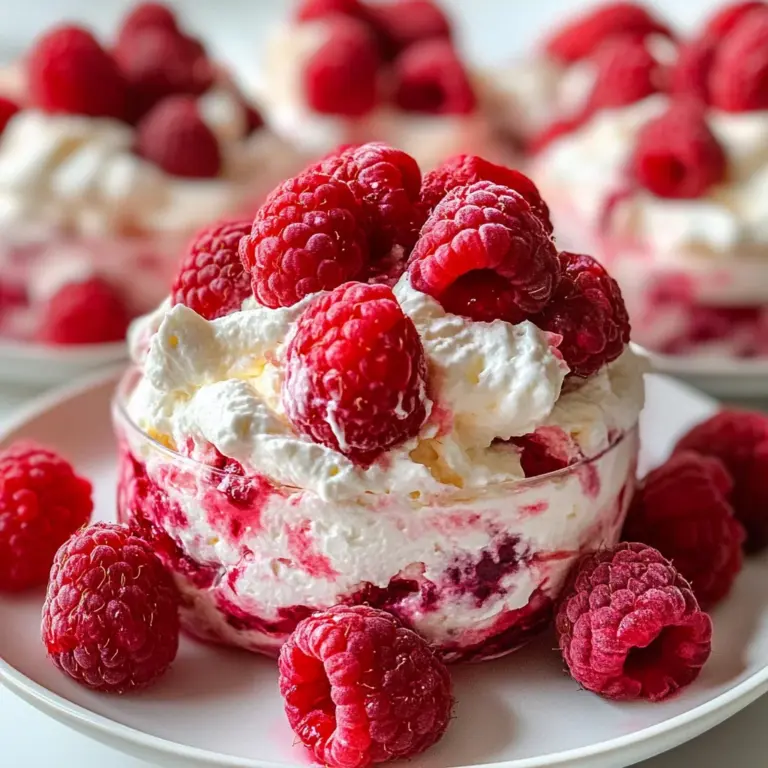 Raspberry Fool with Whipped Mascarpone