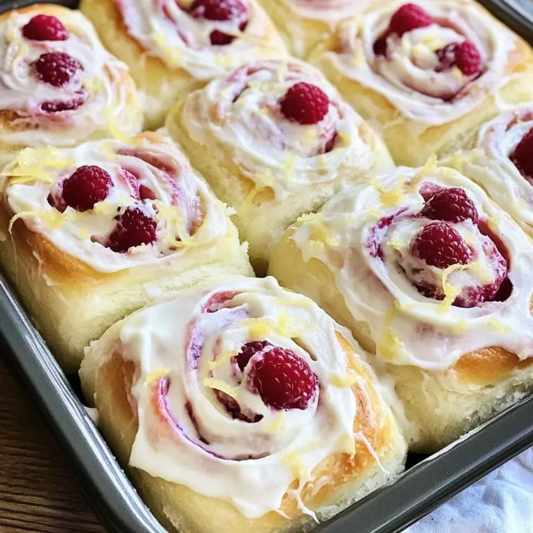 Raspberry Sweet Rolls