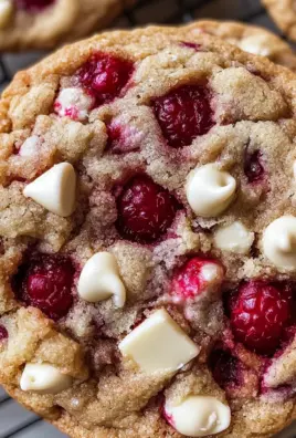Raspberry White Chocolate Cookies