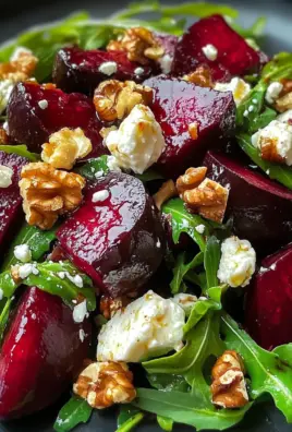 Roasted Beet and Walnut Salad