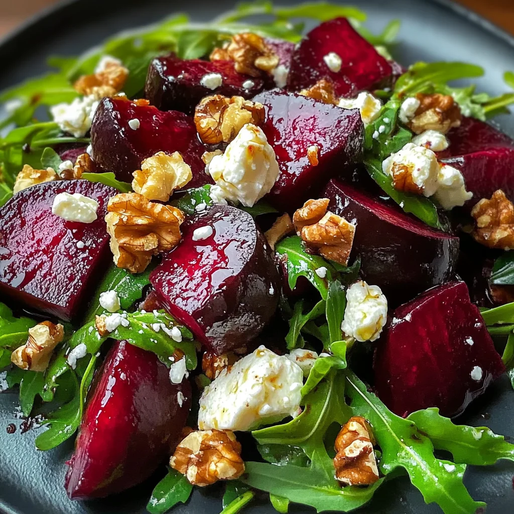 Roasted Beet and Walnut Salad