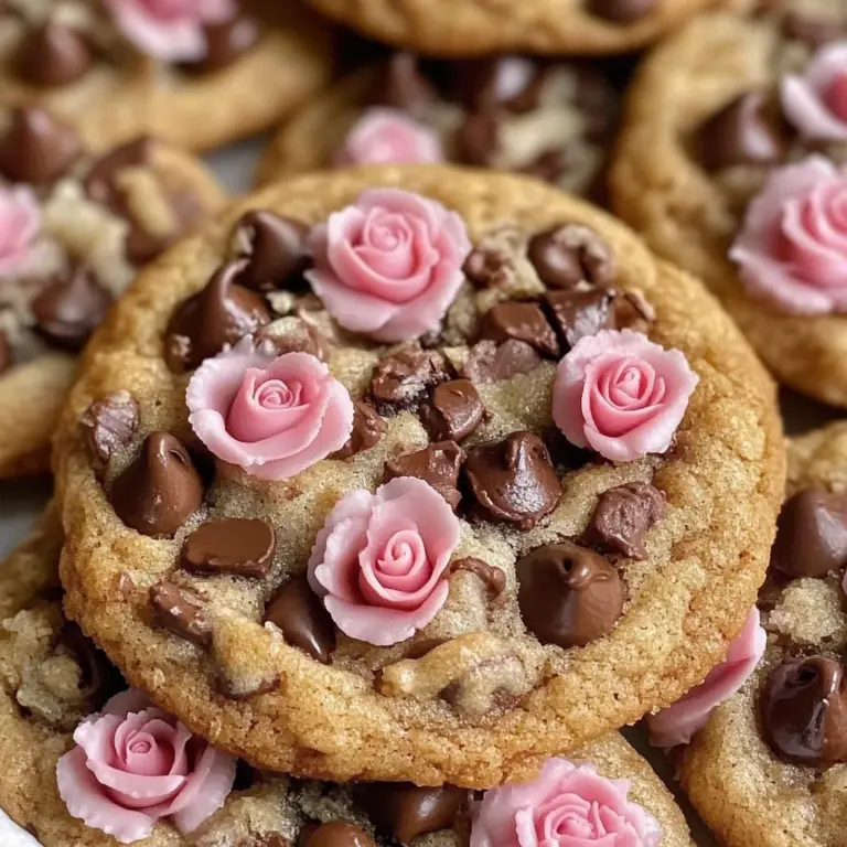 Rose Chocolate Chip Cookie Recipe
