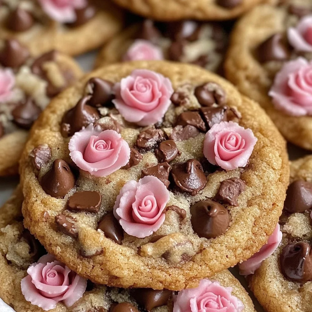Rose Chocolate Chip Cookie Recipe
