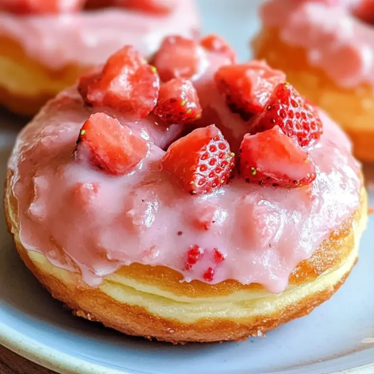 Strawberry Buttermilk Doughnuts Recipe
