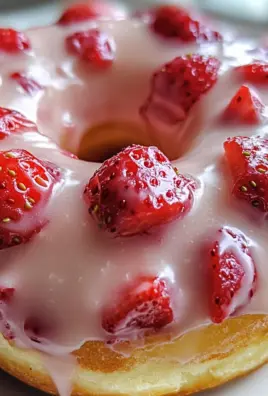 Strawberry Cake Donuts