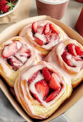 Strawberry Cinnamon Rolls