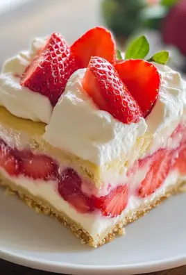 Strawberry Custard Bars