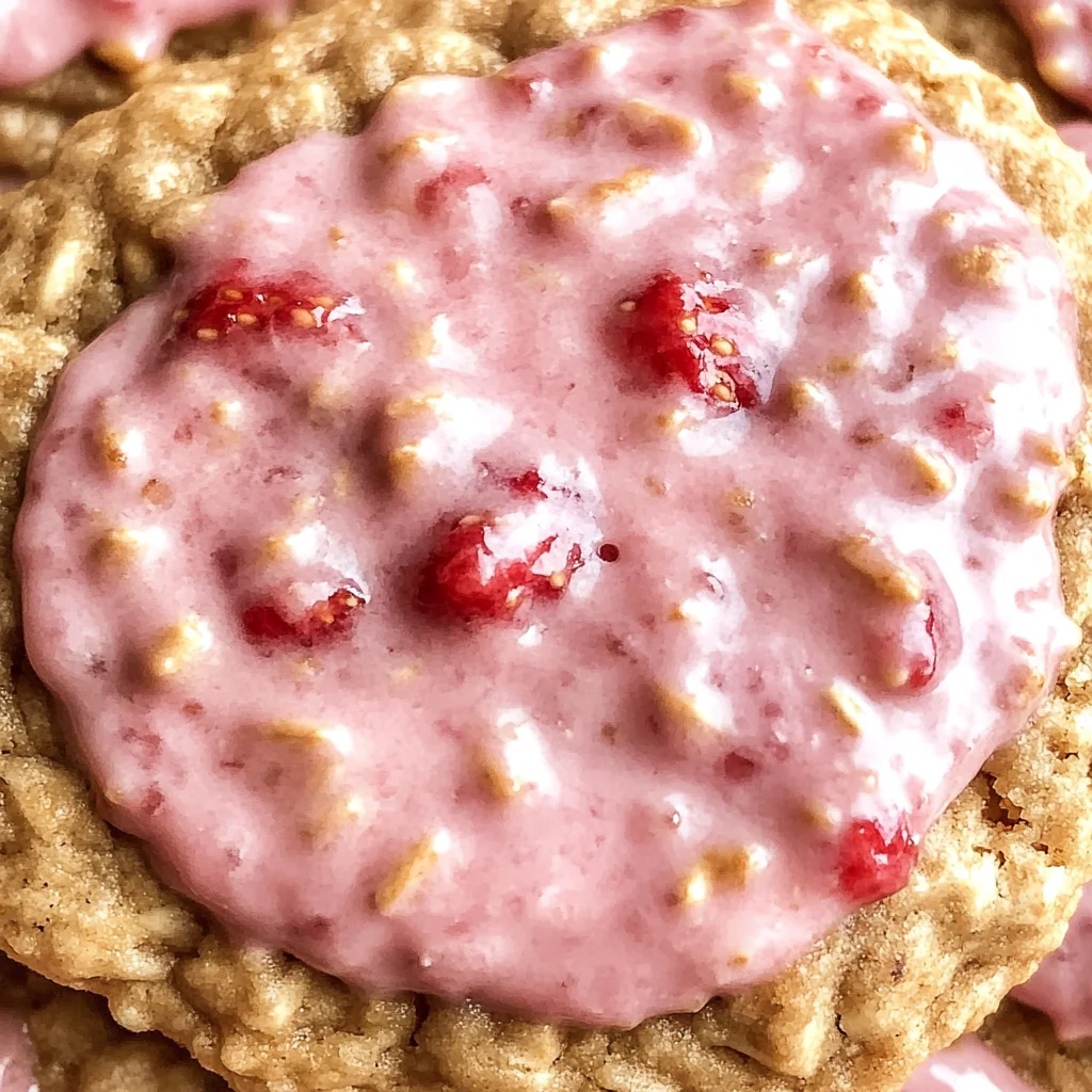 Strawberry Iced Oatmeal Cookies: Your New Summer Obsession