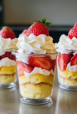 Strawberry Lemon Curd Parfaits