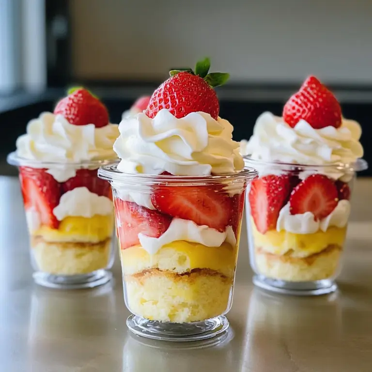 Strawberry Lemon Curd Parfaits