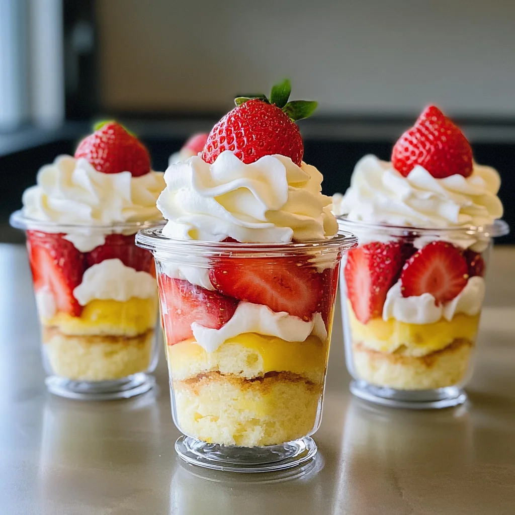 Strawberry Lemon Curd Parfaits