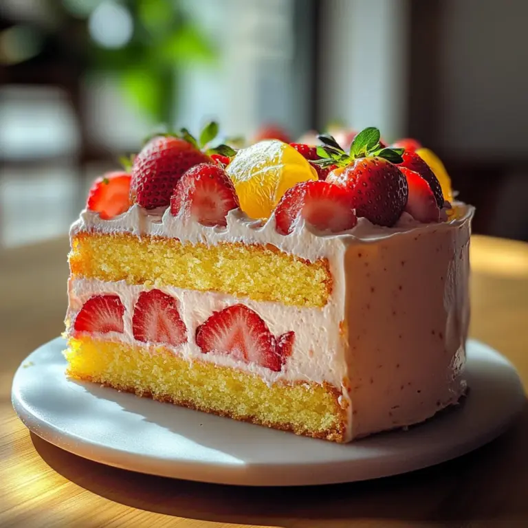 Strawberry Lemonade Cake