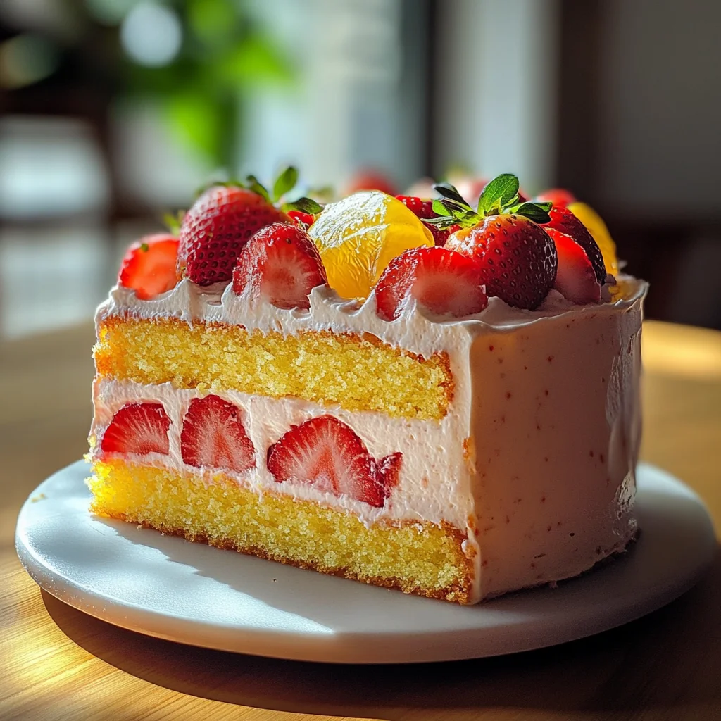 Strawberry Lemonade Cake