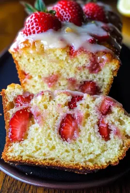 Strawberry Lemonade Quick Bread