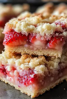 Strawberry Shortcake Streusel Bars