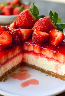 THE BEST STRAWBERRY CHEESECAKE RECIPE