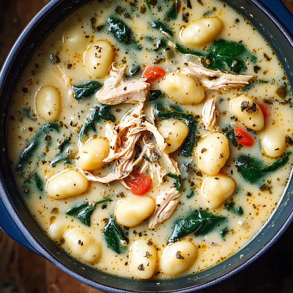 Tasty Rotisserie Chicken Gnocchi Soup
