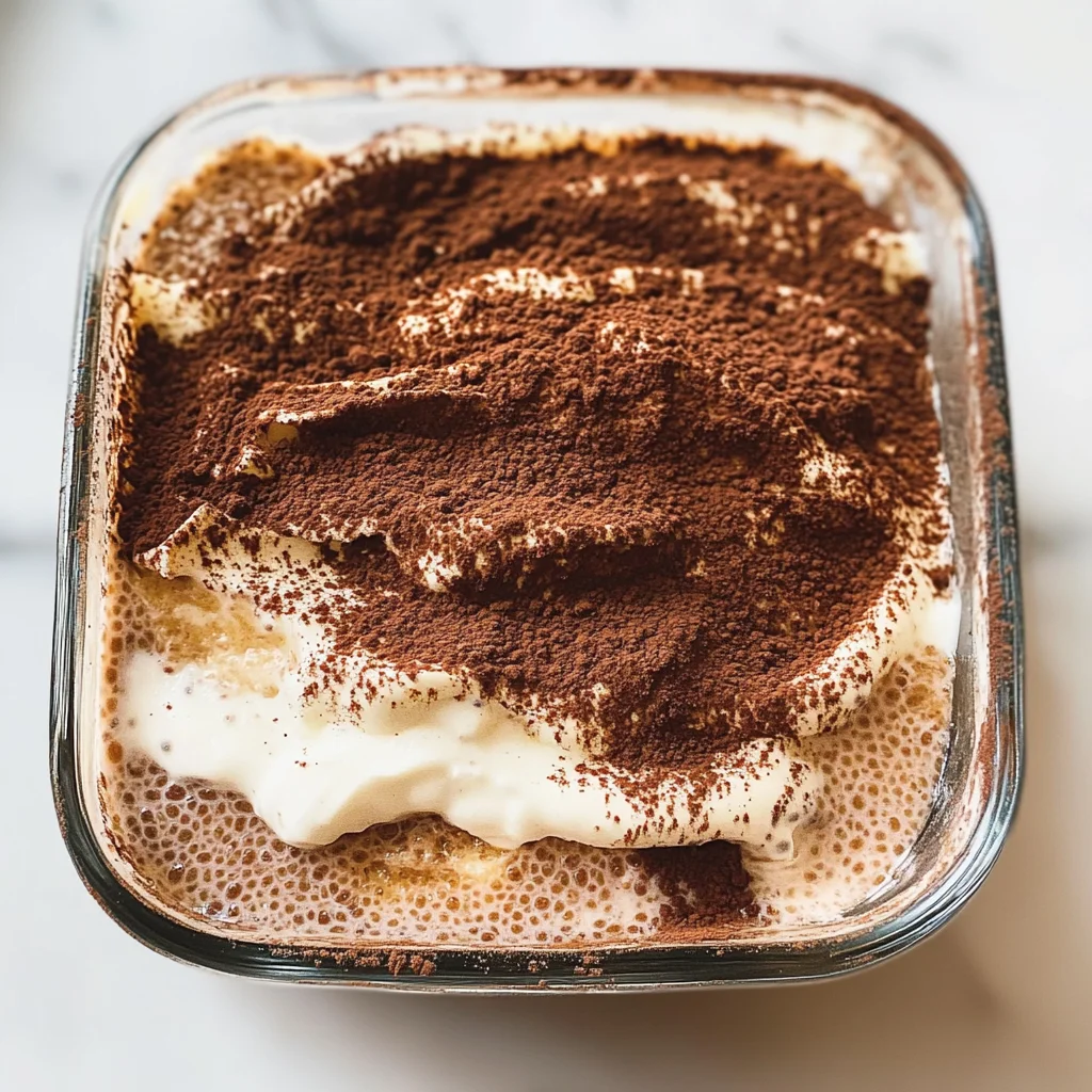Tiramisu Chia Pudding