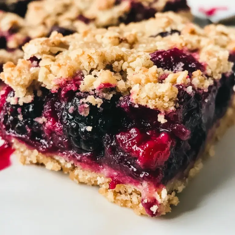 Vegan Berry Crumble Bars