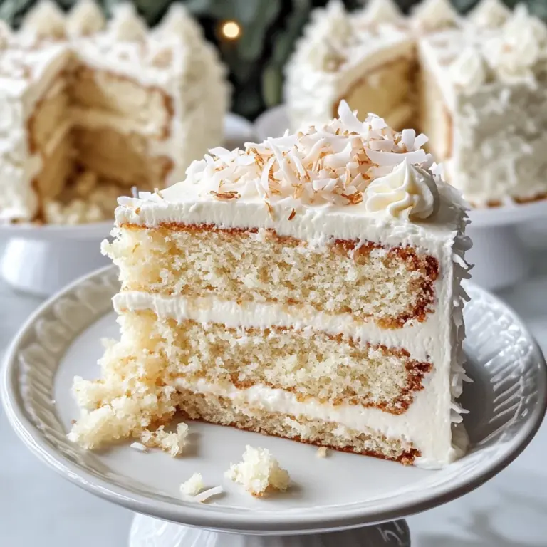 Winter Wonderland White Chocolate Cake