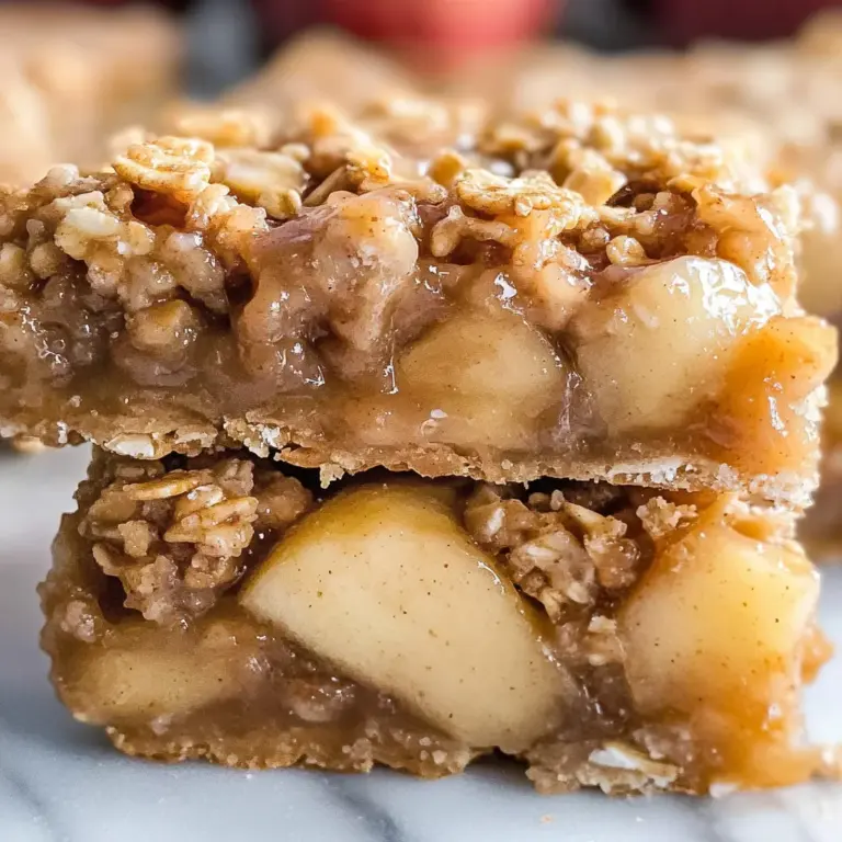 Apple Pie Oatmeal Bars