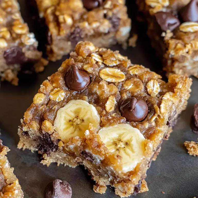 Banana Oatmeal Bars