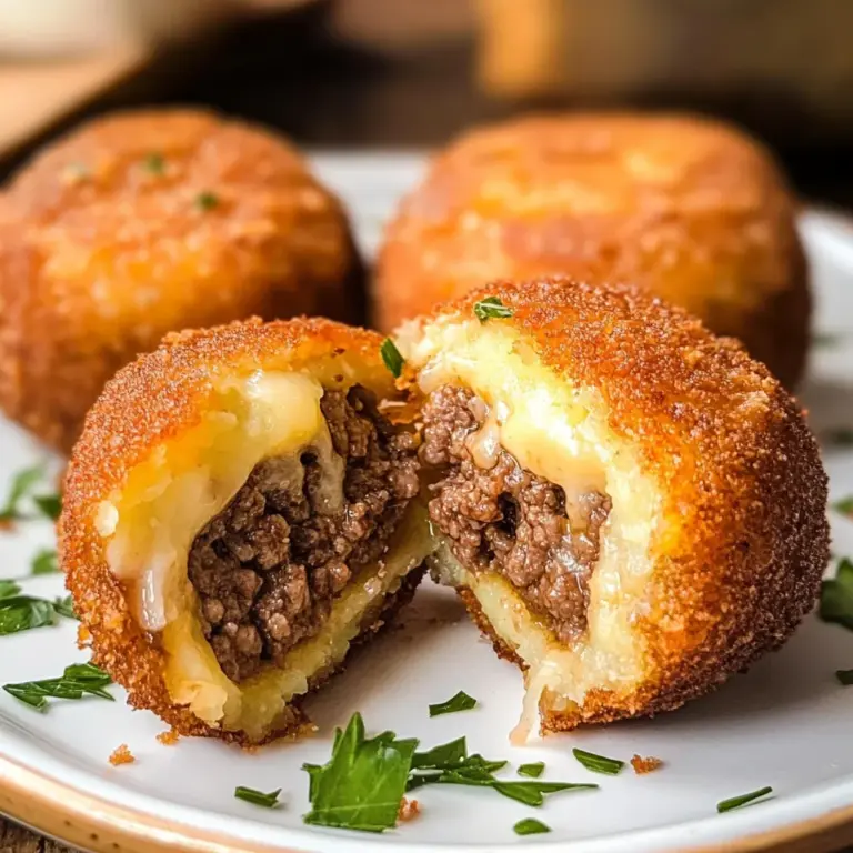Beef Potato Croquettes