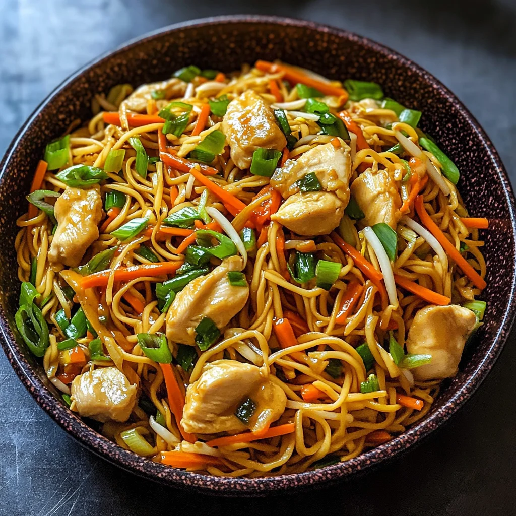 Chicken Chow Mein with the Best Chow Mein Sauce